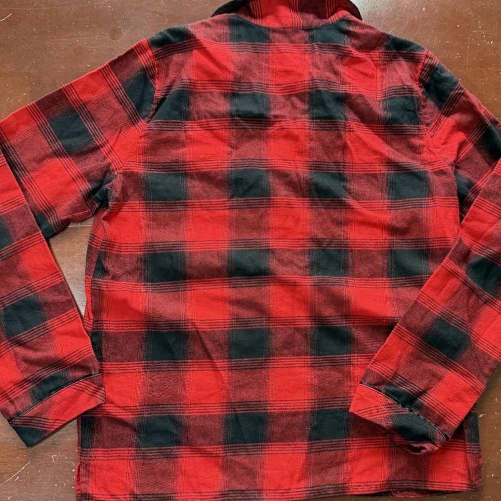 Madewell Pajama Set Womens XS Red Black Buffalo Plaid Flannel AG568 NWT - Picture 7 of 14